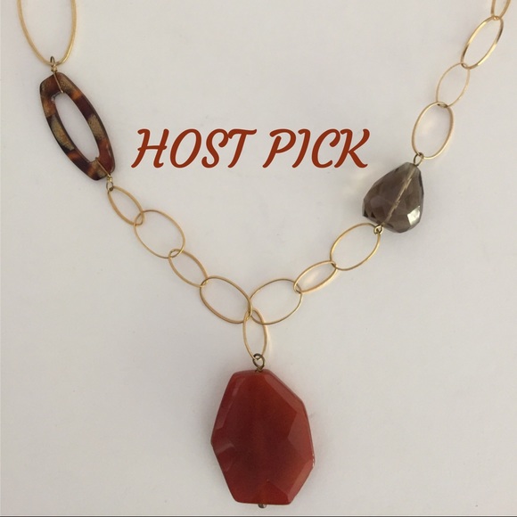 🌟HP🌟 A V MAX Mixed Semi Precious Stones Necklace - Picture 2 of 8